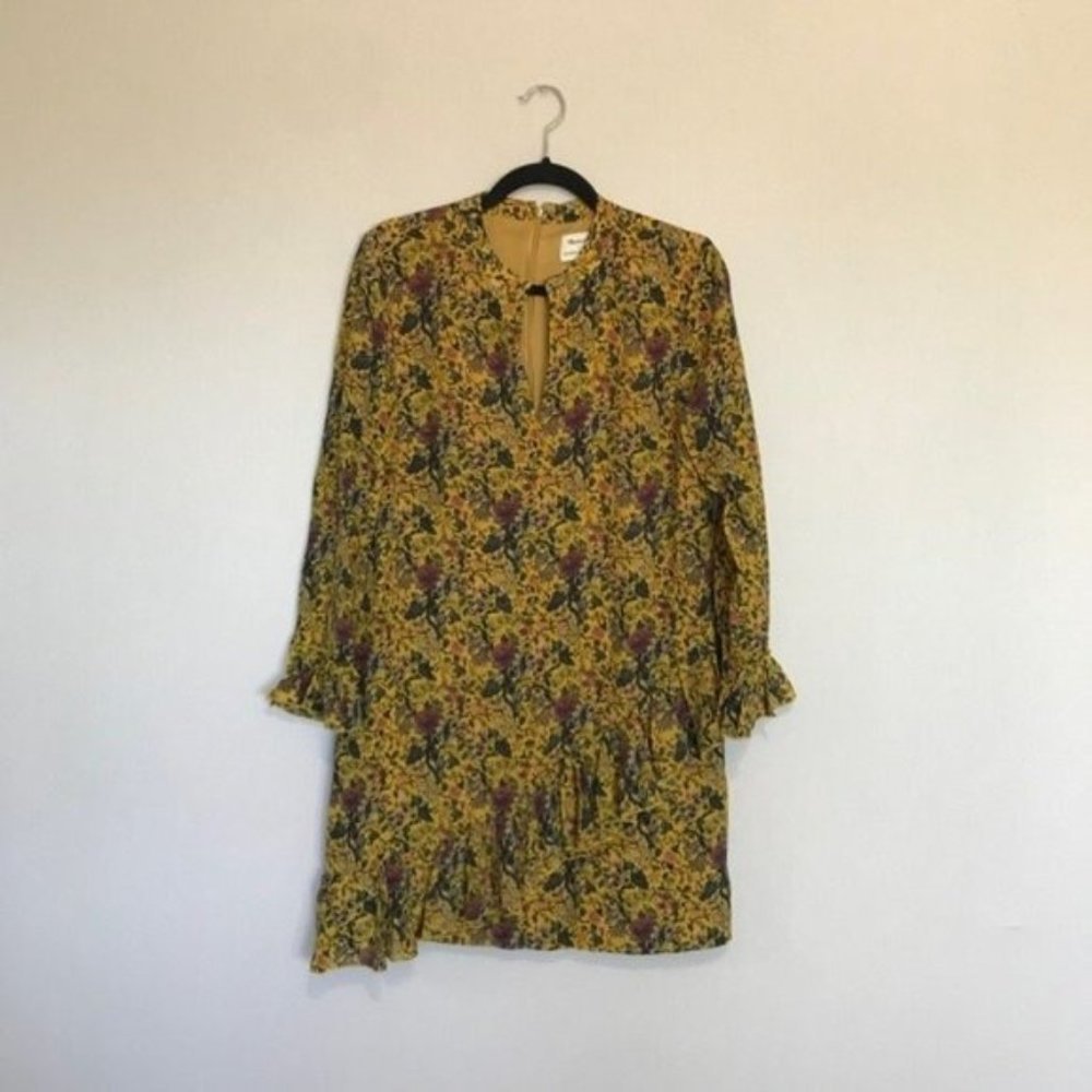 Madewell x Karen Walker Silk Floral Loretta Dress